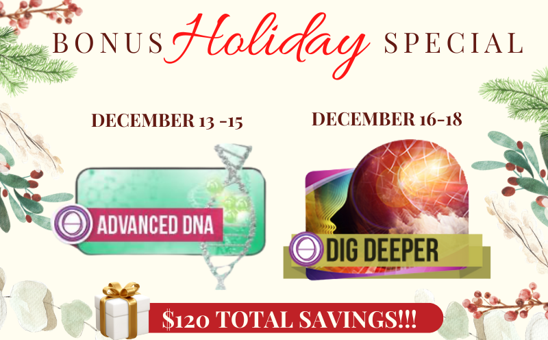 Bonus Holiday Special ThetaHealing® Online Classes